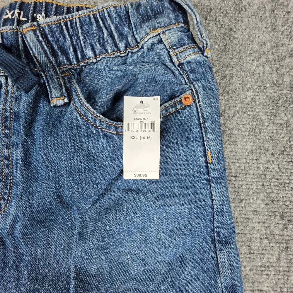 Gap Kids 90s Original Straight Jeans Blue Denim XXL 14-16 NWT